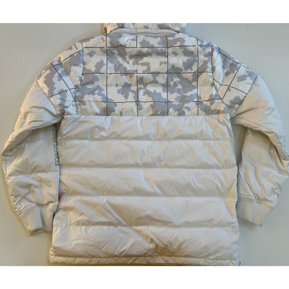 Nike Lebron James Down Fill Camo Puff Half Zip Jacket AT3904-121 Mens L-Tall - Picture 2 of 16